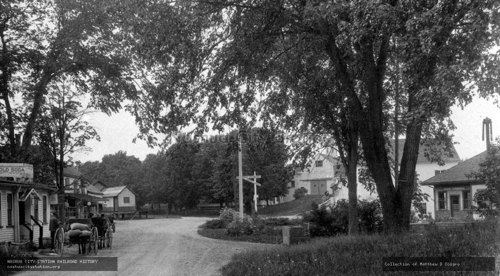 Postcard: Main Street, South Lyndeboro, New Hampshire
